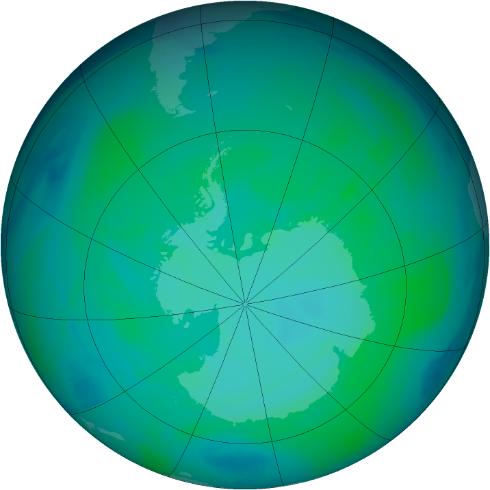 Ozone Map 2004-12-28